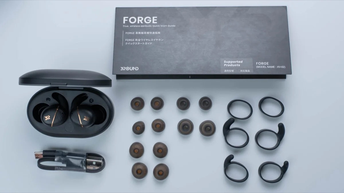 XROUND FORGE NC トゥルーワイヤレスイヤフォン FORGE NC - 完全ワイヤレスイヤホン- 株式会社アーキサイト